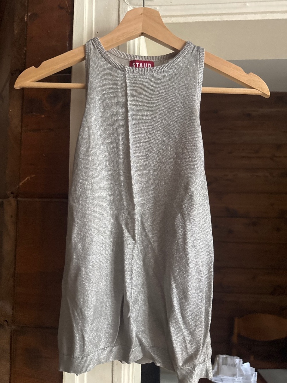 Staud Silver Tank